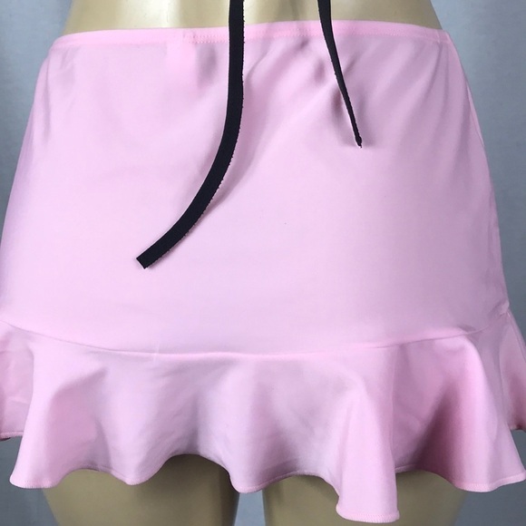 Aguaclara Size X-Large Ruffle Pink Cover Up Skirt. New No Tag - Picture 2 of 5